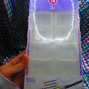 Craftmates Lockables 14 Compartment Bead Organizer 3XL